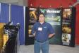 Jose Rivera, regional manager of Vermeer Caribbean Inc., attends the expo.