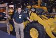 John Duncan, vice president, assistant governmental sales manager, Ring Power of north Florida mans the Caterpillar display at the PWX show. 

