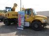 Finkbiner Equipment Company displayed a wide variety of equipment, including this Gradall D152 Discovery series.
