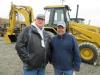 Steve Hellmann of Liter’s Incorporated catches up with Kent Smith of Smith Excavating at the auction. 
