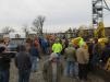 Scores of buyers were on hand to bid on equipment in the shadow of the Kentucky Fair & Exposition Center’s amusement park. 
