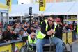 Hundreds of show attendees watched Derek Gromacki navigate the 2018 Wacker Neuson Trowel Challenge course at the World of Concrete, Jan. 26, 2018, in Las Vegas. Gromacki’s ride-on trowel operating skills out-paced more than 100 other participants in the popular competition.