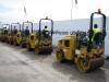 An incredible selection of small compactors rolled across the ramp on day one.

