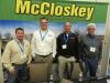 (L-R): Tim Smith, Fred Makenin, Rob Wenzlick and Greg Hartman, all of Maverick Environmental Equipment LLC, stand ready to discuss the company’s lineup of Eagle Crusher and McCloskey machines. 
