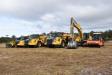 Among the vehicles provided by Linder for the MacDill AFB site are: four Komatsu D51PXi-22 dozers with Intelligent Machine Control; two Komatsu PC360-11 excavators; two Komatsu WA270-7 wheel loaders; three Komatsu HM 400 off-road trucks; and two Hamm rollers (an H10i and an H11ix).