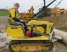 Future contractor Teddy Allen found this Magnatrac compact crawler tractor was just his size.
