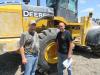 Ric Hesselbart and Chet Pieper, both of CA Pieper & Associates, were in the yard for a closer look at the equipment up for bid.

