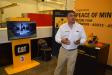 Hugo Aravena of Caterpillar delivers a presentation on safety at the Tampa event.