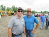 Emil Fabrizi (L) and Pete Falvo, both of Fabrizi Trucking & Paving, were in from Cleveland to take in the auction.
