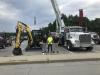 Stephenson Equipment representatives were at the Touch-A-Truck event to display an Elliott boom truck and a Yanmar mini-excavator.