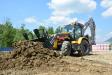 This Mecalac TLB890 backhoe demonstrates the compact capabilities of these machines.