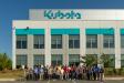 Attendees tour the Kubota Manufacturing of America facility in Gainesville, Ga., where the utility vehicle is produced.