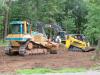 DAG and Almasi contractors cleared new camp site with a long-width Wacker Neuson skid steer donated by Gamka Equipment.