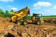 John Deere produces five ADT models, with rated payloads from 53,000 to 92,000 lbs. The upgrades to its machines are often due to the company’s heavy emphasis on responding to feedback from dealers and end-users of its products, said Maryann Graves of John Deere.