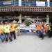 On Sept. 14,the Golden State Warriors, Chase Center and Mortensen/Clark Joint Venture held a topping-out ceremony as the last piece of steel was lifted into place at the arena.
(Chase Center photo)