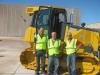 (L-R): Mr. Pratt with John Grimmer and Dan Grimmer of Grimmer Construction in 2014.