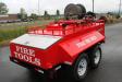 Randco fire trailer system includes heavy- duty 5,500 lb. axles and springs, 5-in. steel channel frame, hoses, tool boxes and racks, a 250-ft. hose reel with rubber hose and more. It is ready to use at a moment’s notice and is designed to handle logging operations’ tough conditions.
