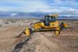 Caliper Construction’s John Deere 750K Smart Grade dozer works on the Sonoma Ranch development site in Las Cruces, N.M.