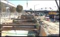 Storm drains had to be relocated for the project.
(Alameda East-Corridor photo) 