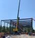 Steel erection for the building began on July 22 and was completed in November.