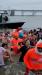 Stertil-Koni “plungers”, in glowing orange attire, helped brighten spirits for Special Olympics of Maryland.