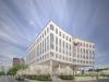 Set on the west bank of the Des Moines River, the 229,000-sq.-ft., 6-floor building will replace the existing U.S Courthouse and a leased courthouse annex in downtown Des Moines.