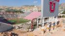 Layton Construction, based in Sandy, began its demolition on Monday, Aug. 24, at The University of Utah’s Rice-Eccles Stadium. The project was pushed up three months after the 2020 Pac-12 football season was canceled due to the coronavirus pandemic.
(University of Utah photo)