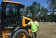 Ryan Thrasher, owner of Canyon Springs Landscaping, takes pride in his fleet of JCB equipment purchased from Northland JCB.