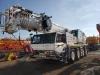The four-axle 75 ton all terrain Tadano ATF 70G-4 offers one of the longest booms in this size crane at 171 ft.