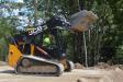 Canyon Springs Landscaping moves material with its JCB 260T tracked loader.