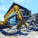 This Caterpillar excavator was one of several put to work by O’Rourke Wrecking on the Turfway Park demolition project.
(O’Rourke Wrecking Company photo)