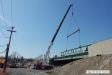Bay Crane Service lifts a girder for Bridge 134.