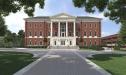 The new Hewson Hall — a $54 million, 108,000-sq.-ft. building — will be built adjacent to Mary Hewell Alston Hall, centered around a three-story atrium. It will include 22 classrooms, 50 team rooms, a student success center, conference rooms and other features. (University of Alabama rendering)