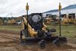 A Cat tracked loader properly equipped with Trimble 2D Laser guided technology maintains accurate grade, eliminating stakes and surveyors, saving thousands of dollars.