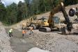 ODOT is overseeing an emergency landslide repair and realignment project.
(Ashley Rittenhouse/ODOT photo)