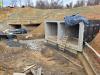Shown here are the old and new culverts.