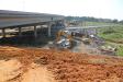 Work has included building a larger, adjacent bridge and demolishing the existing structure.
(MDOT photo)