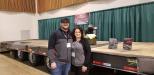 Felling Trailers was featured at the Peters & Keatts, Lewiston Ida., booth with Mike Pitts, Felling Trailers regional sales manager of the northest region, and Carol Lux, Peters & Keatts Equipment Inc.
