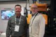 In conjunction with the expansion of Hyundai Construction Equipment Americas’ dealer network to include three more Taylor Construction Equipment locations, Tim Gerbus (R), Taylor’s product and sales manager, joined Shaun Galligan, Hyundai CE Americas district manager – Southeast, in supporting Hyundai’s presence at World of Asphalt.