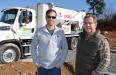 Sunbelt Site-Mix’s Mark Edgar (L) and Spencer McCroskey oversee a massive job site in the northeast Atlanta suburbs.