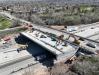 Crews from the Utah Department of Transportation executed a new bridge slide over I-80 during the weekend of April 8, 2022. Construction crews constructed the new bridge next to the existing bridge, an innovative method of bridge construction pioneered in Utah.