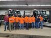 (L-R): Highway Superintendent Bill Holvig; Greg McDuffie, MEO; Chuck McSpirit, MEO; Tom Subik, MEO; Mark Wilmot, deputy superintendent and MEO; DJ Thum, MEO; Brian Scoonmaker, MEO; and part-timers Dale Pearo (mowing), wingman and MEO Randy Hart and Andy Ault, MEO.