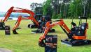 Positioned right near the lake at the Callaway Gardens, these Hitachi machines drew quite a bit of attention from those staying in the adjacent lodge.
(CEG photo)