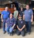 The mechanic shop consists of (L-R, back row) Nick Mancuso, automotive service manager; Kyle Ulich, mechanic; Matt Kiernan, temporary mechanic; and Fred Verity, lead automotive mechanic, and (L-R, front row) Jaclyn LoPiccolo, municipal repairs clerk, and Nick Matos, mechanic. (Photo courtesy of the town of Kent highway department.)