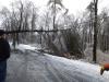 An ice storm hit the town on Feb. 4, 2022, causing 3/8 in. of ice buildup on the trees — 20 percent of the town’s roads were blocked by trees and wires.