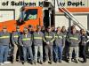 The town of Sullivan highway department team. (L-R, back row): Dan Jones, Ron Kingsley, Anthony Mason, Josh Holtham, Tanner Smith, A.J. Salay and Scott Renshaw. (L-R, front row): Zach Beley, Kurt Morris, Neil Sanders, Carl Magdziuk, Willy Ostrander and Mary Cate Voss.