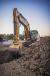 The Cat 336E H uses a new hydraulic hybrid technology developed by Caterpillar. 