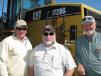These guys from Abingdon, Va., were very interested in this Caterpillat IT28G tool carrier. (L-R): Danny Reynolds, Abingdon Equipment; Roger Rowe, Rogers Trucking; and Frank Stophel, Stophel Construction. 
