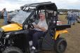 Jimmy Davis, president of Davis Auction in Conn., is sporting a new ATV. 