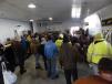 The IRAY Auction sale in Foley, Minn., attracts a crowd. 
 